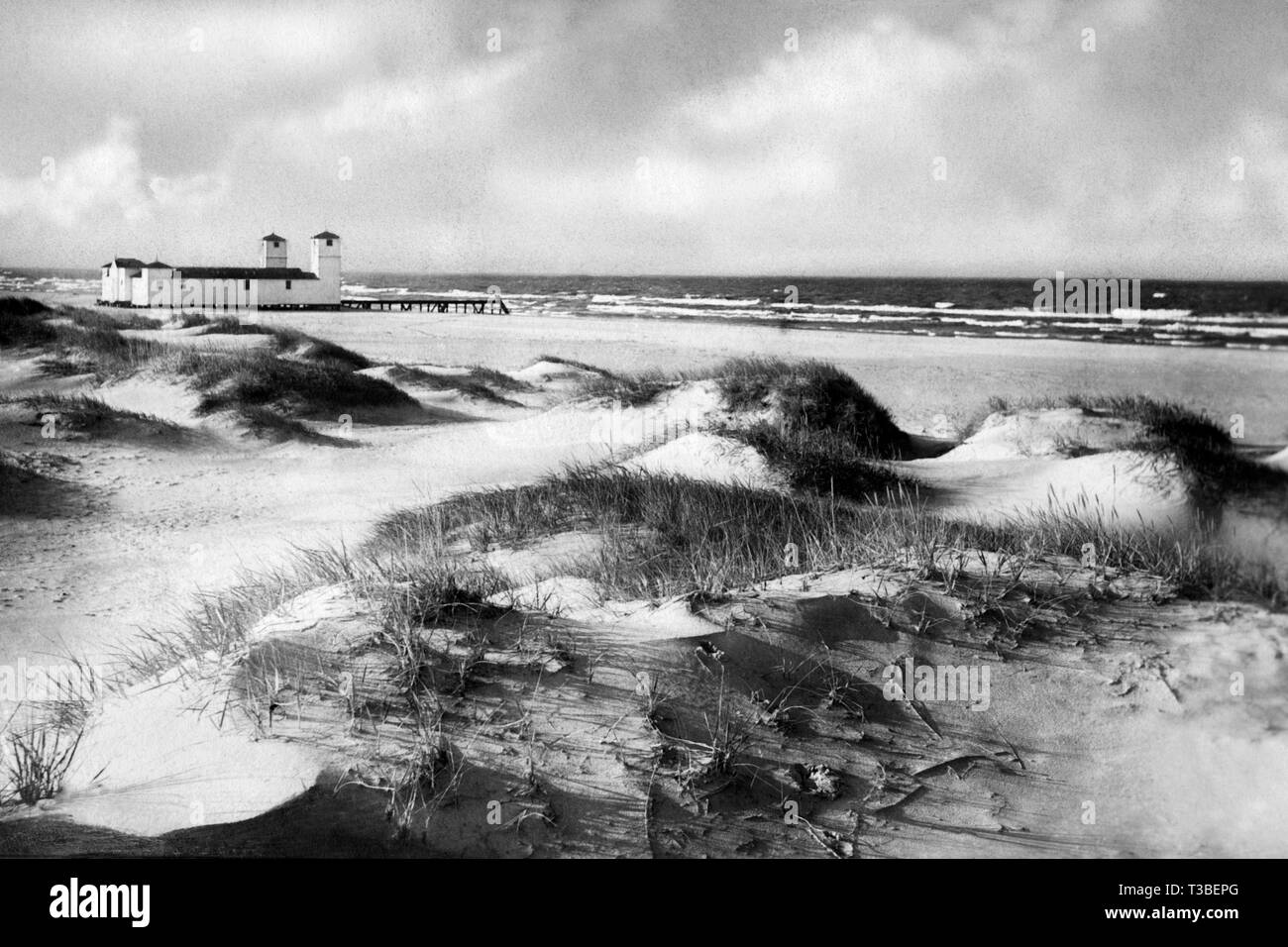 An der Ostseeküste, Palanga 1936 Stockfoto
