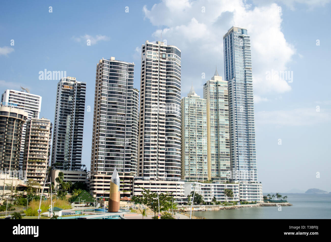 Skyline von Panama-Stadt Stockfoto