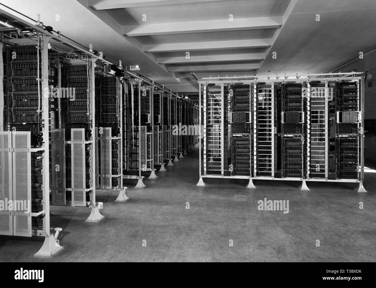 Stipel Telefon Zentrale, 1956 Stockfoto
