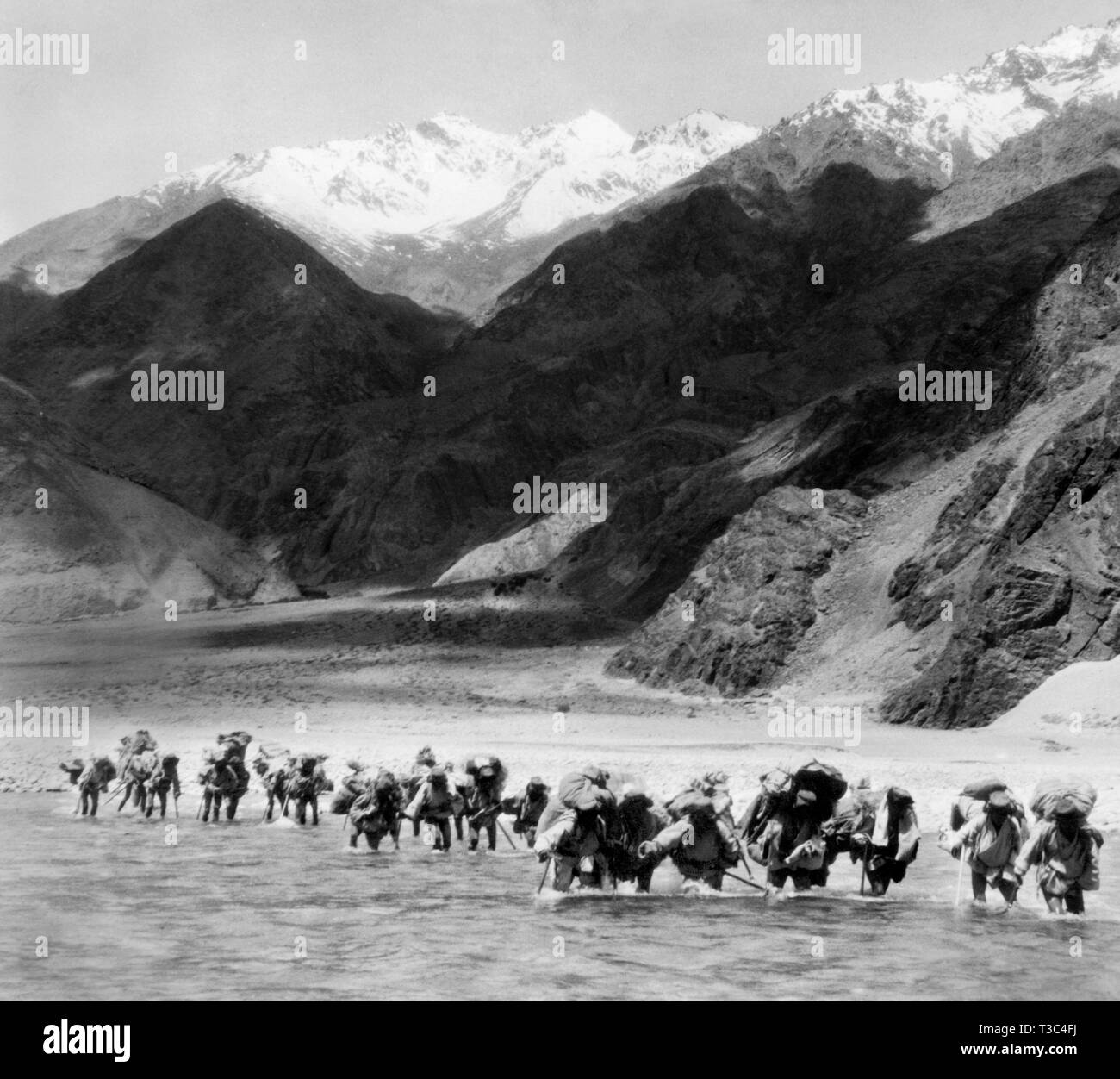 Asien, China, Karakorum Expedition, 50 s Stockfoto