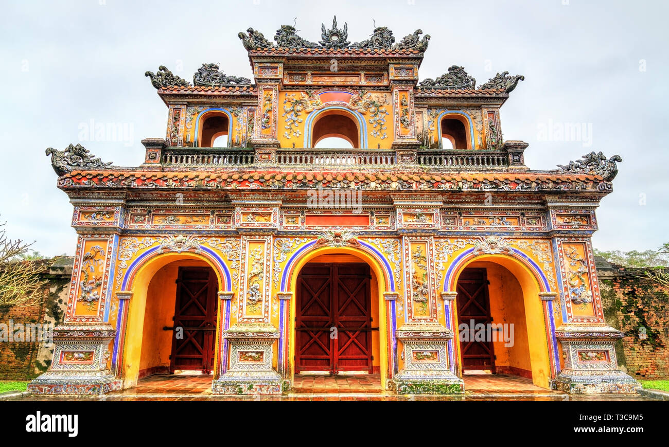 Pavillon auf der Verbotenen Stadt in Hue, Vietnam Stockfoto
