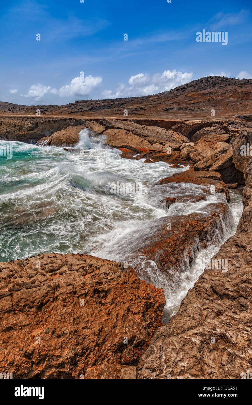 "Arikok" Nationalpark auf Aruba - Karibik Stockfoto