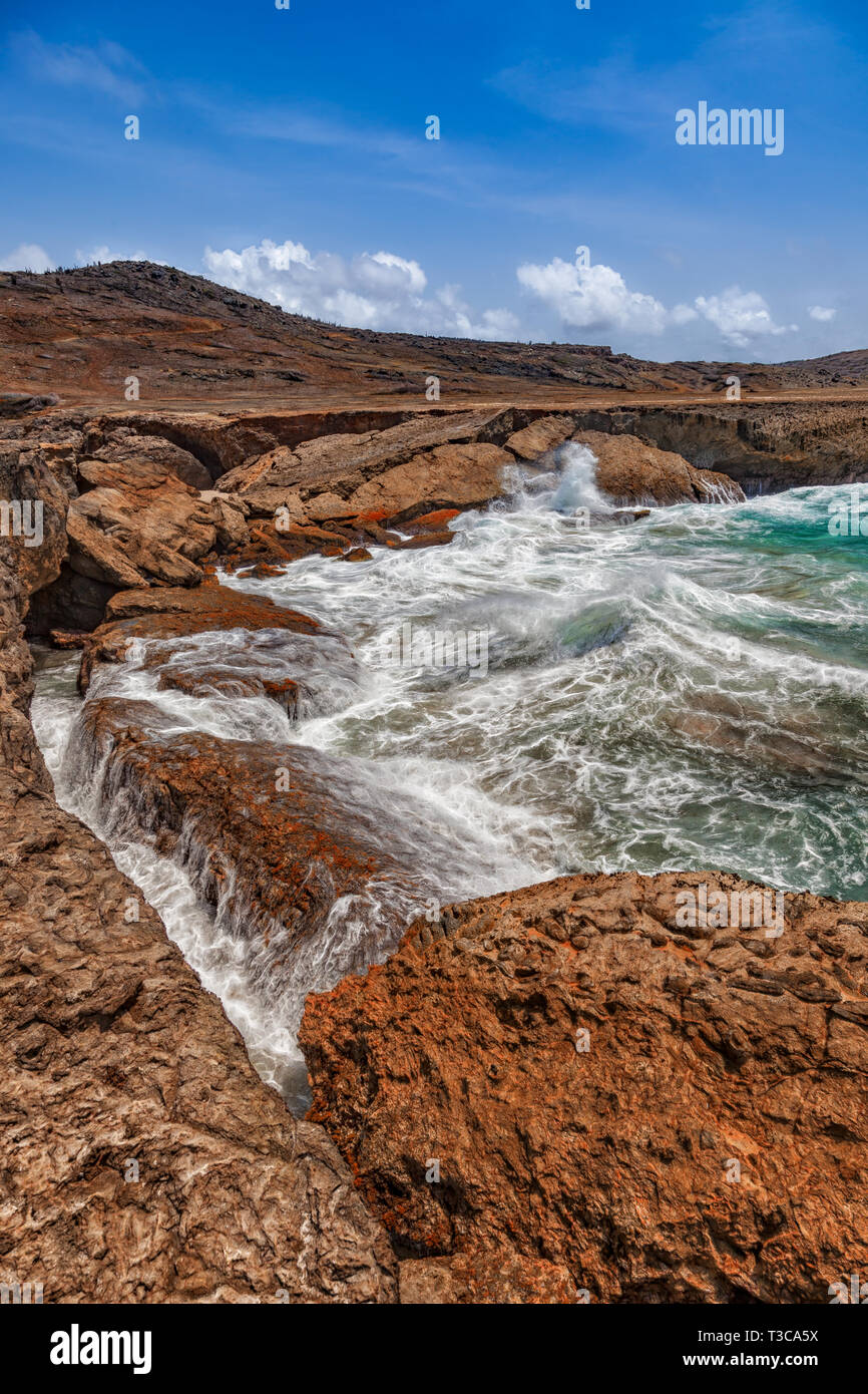 "Arikok" Nationalpark auf Aruba - Karibik Stockfoto
