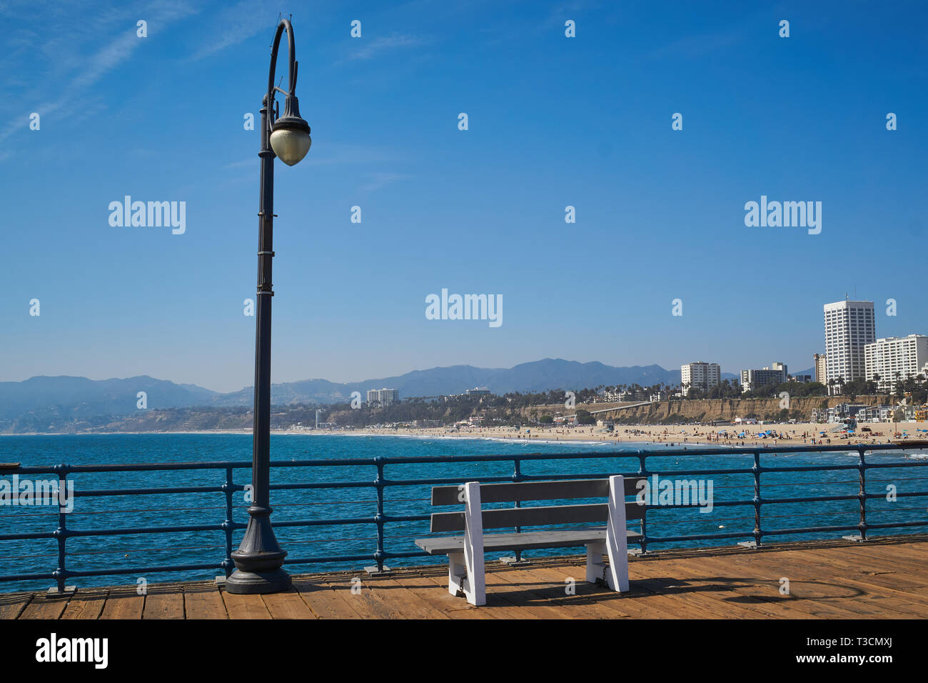 Los Angeles Santa Monica Pier Stockfoto