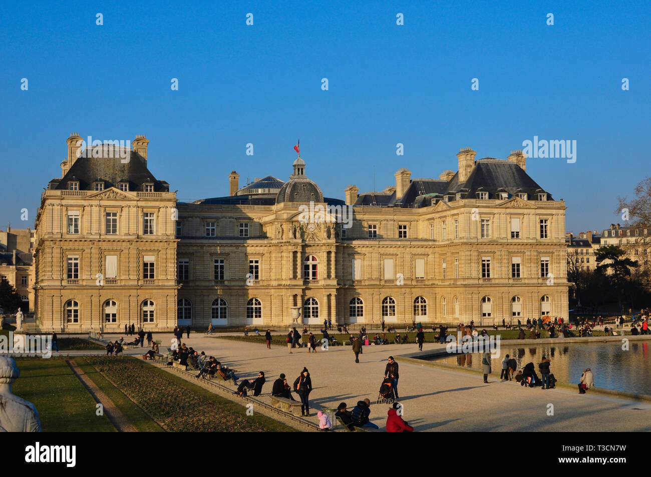 Paris, Frankreich - 02.08.2015: Luxemburg Gärten Stockfoto