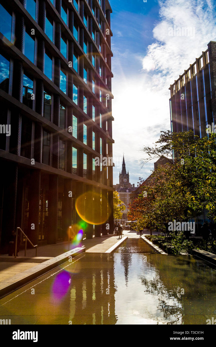 Moderne Bürotürme in Kings Cross, London, UK Stockfoto