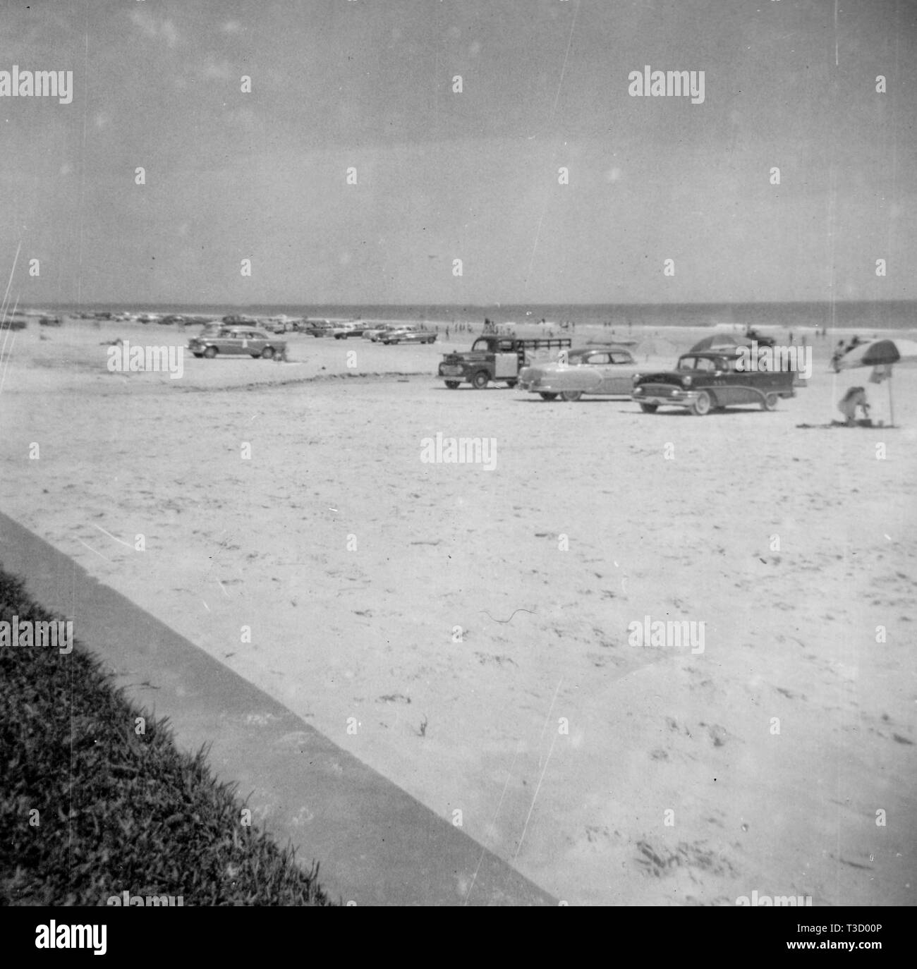 Jedes Jahr von 1948-1966 eine Gruppe von Freunden und Familie caravaned von Tennessee nach Daytona Beach, Florida für zwei Wochen voller Spaß in der Sonne. Stockfoto