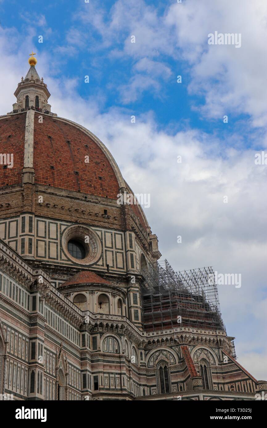 Kirche unter Wartung Stockfoto