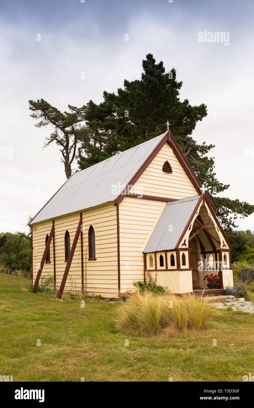 St Patrick's bei Burkes Pass, South Canterbury, Neuseeland Stockfoto