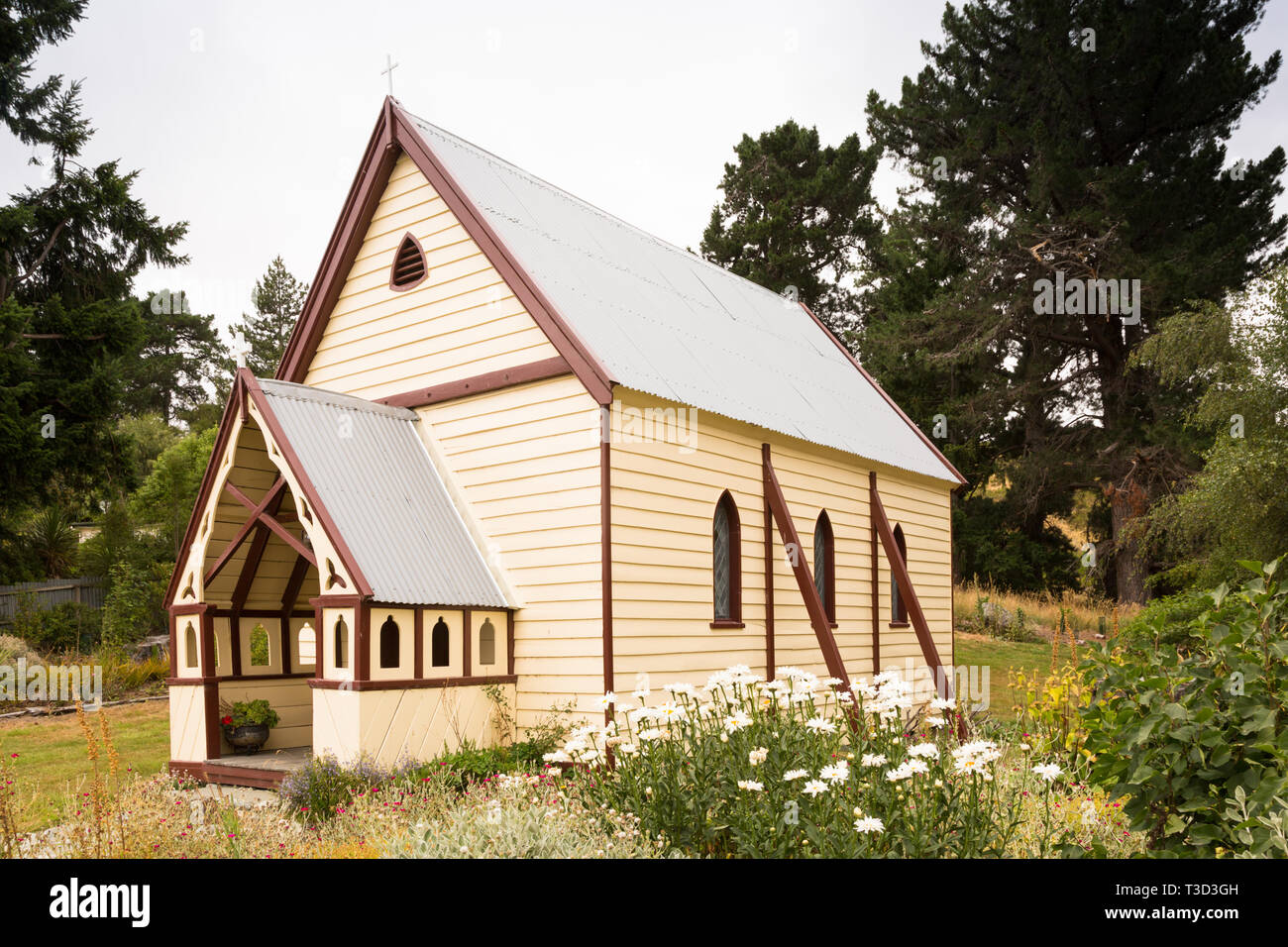 St Patrick's bei Burkes Pass, South Canterbury, Neuseeland Stockfoto