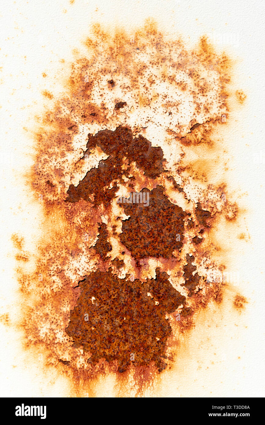 Rostiges Metall Hintergrund. - Bild Stockfoto
