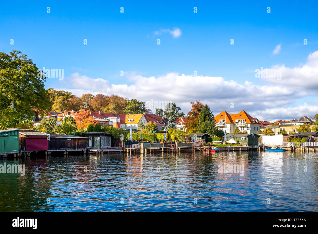 Am See Malchow, Deutschland Stockfoto