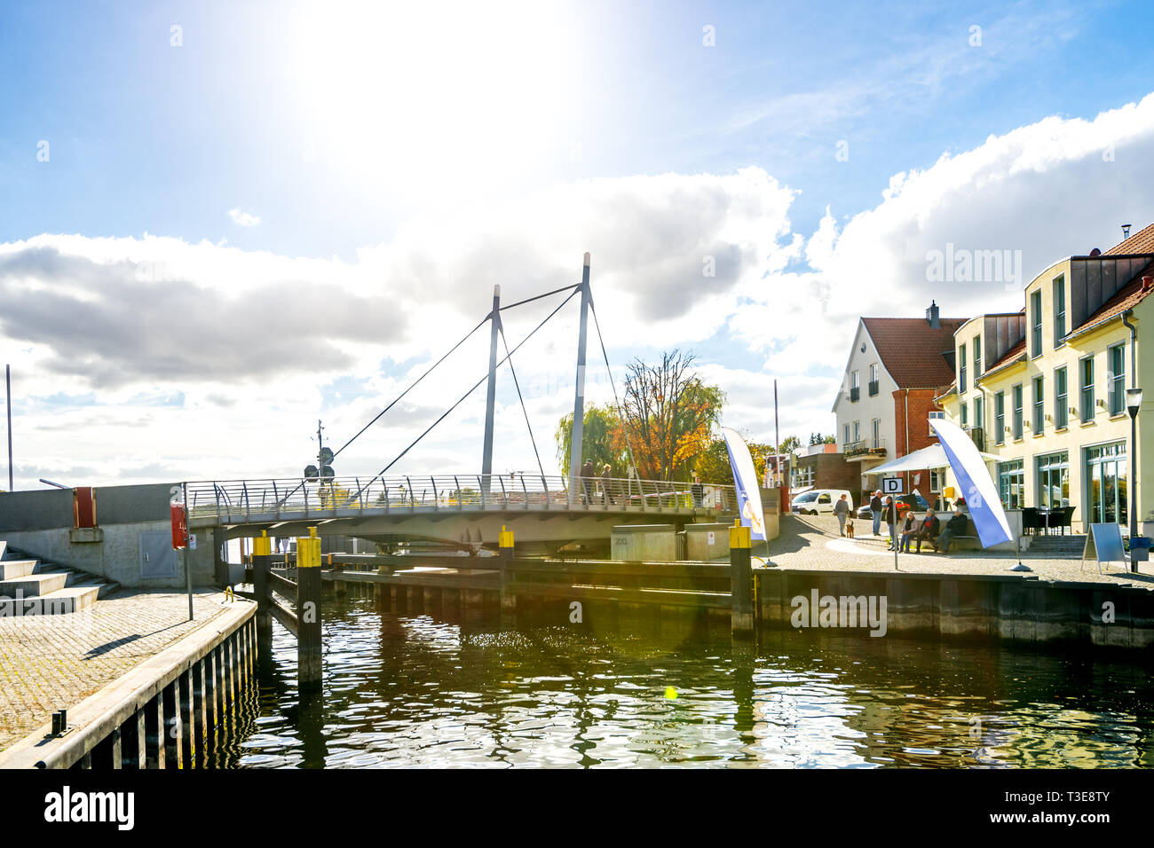 Am See Malchow, Deutschland Stockfoto