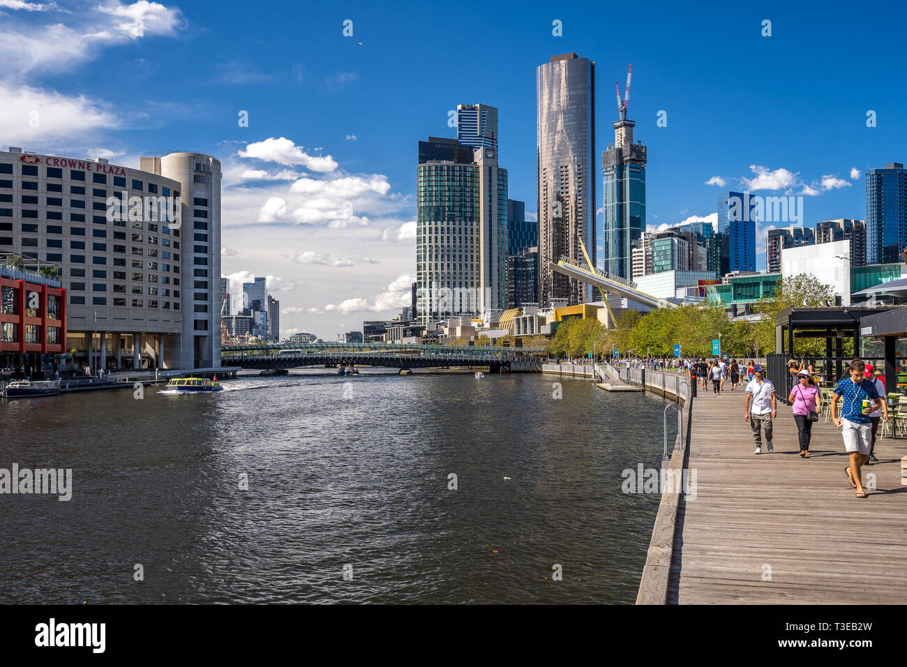 Melbourne, Australien - Bezirk Southbank Stockfoto