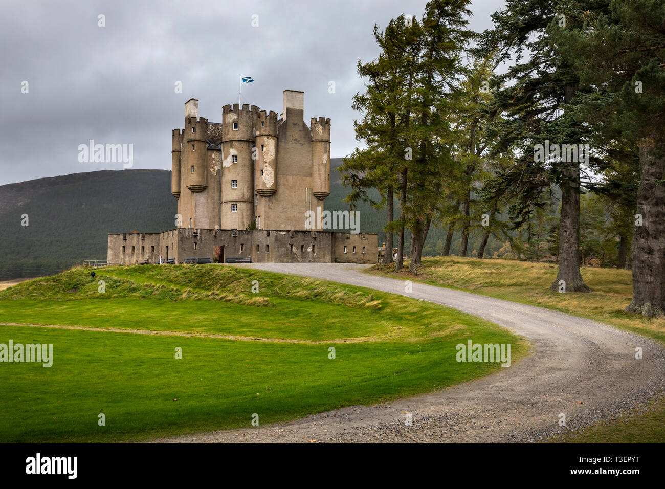 Braemar Castle, Schottland, Großbritannien Stockfoto