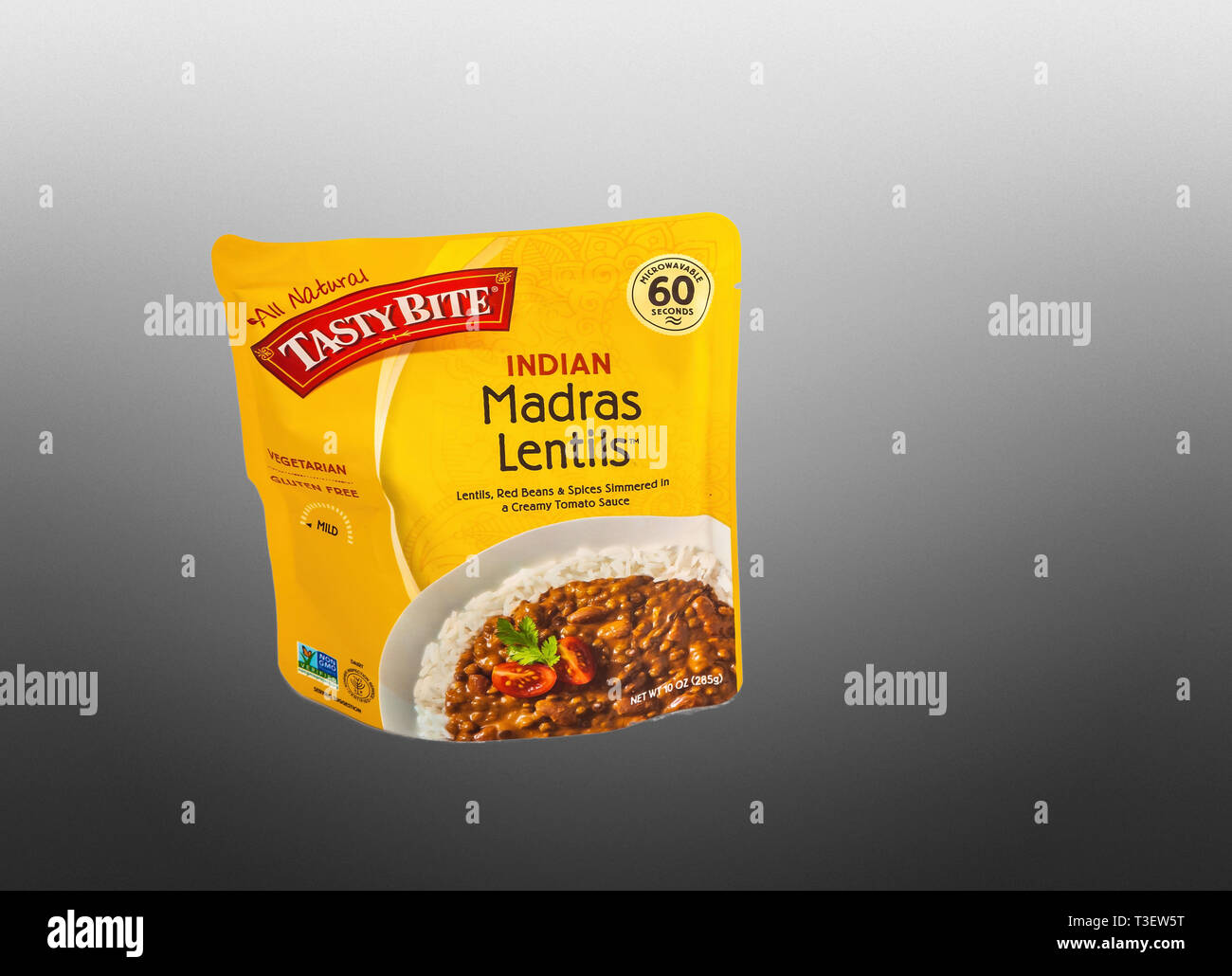 Leckeres Essen Linsen Stockfoto