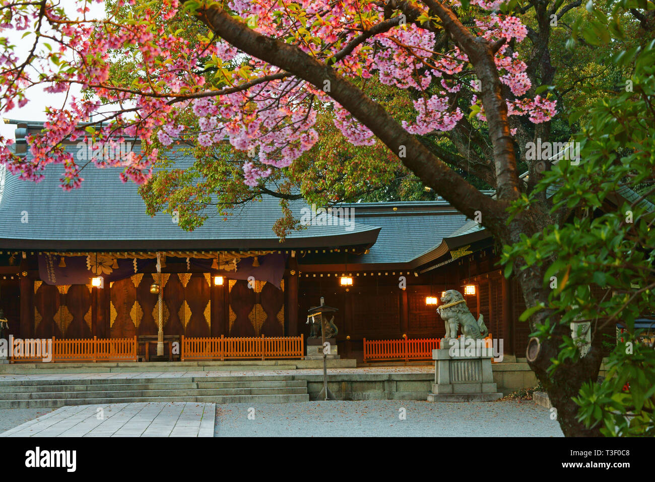 Gokoku Heiligtum in Himeji, Hyogo Präfektur Stockfoto