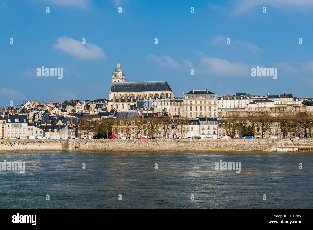 Blois (Frankreich): Überblick über die Stadt an den Ufern der Loire *** Local Caption *** Stockfoto