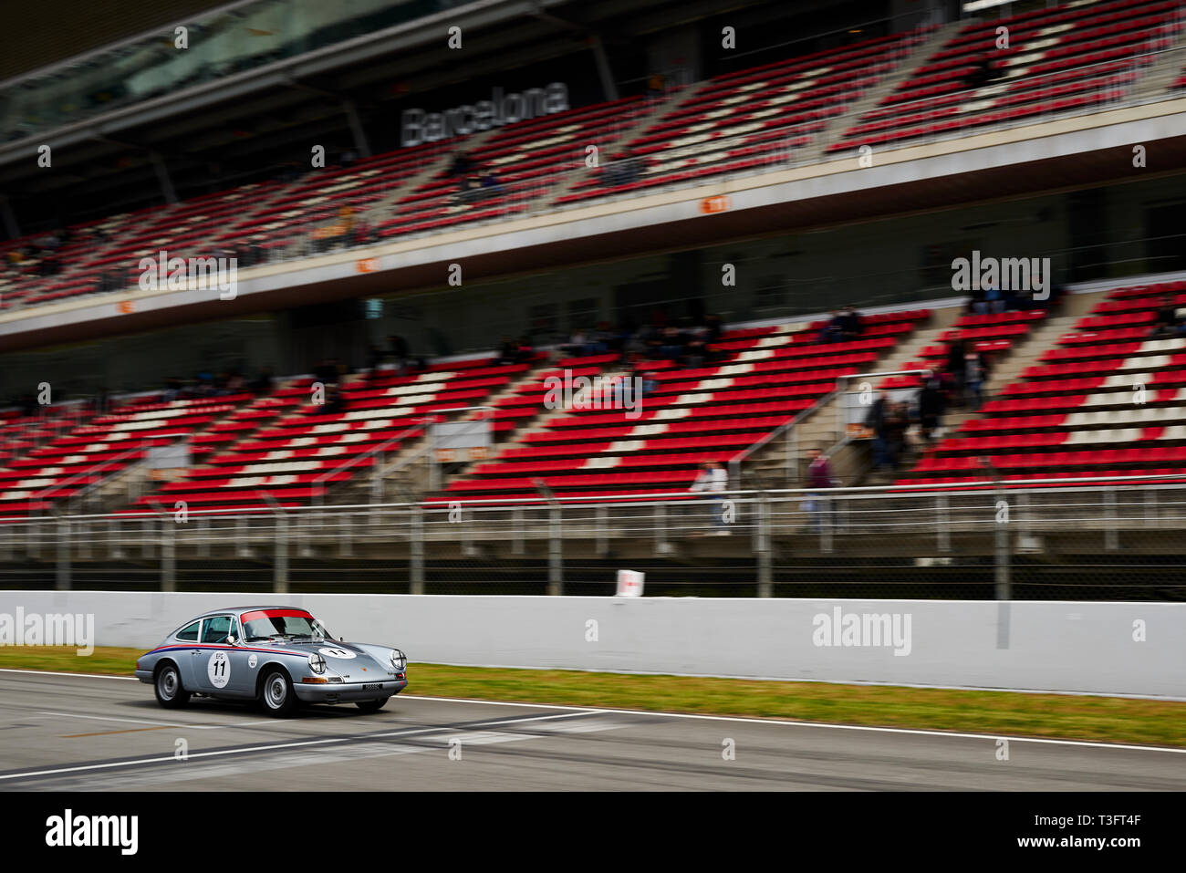 Barcelona, Spanien. 7. April 2019. John Bennett (SCO) fahren die Porsche 911 2.0 Während der 2,0 L-Schale von Peter Auto auf dem Circuit de Catalunya. Gutschrift Stockfoto