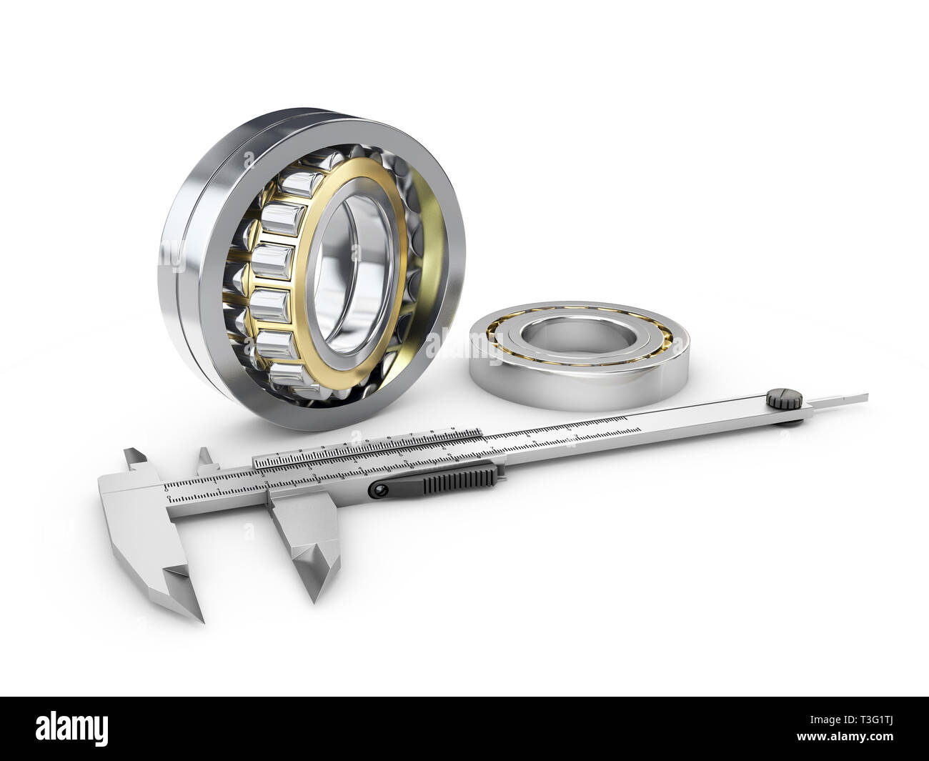 Bremssattel und Zahnräder, Messgetriebe Bremssattel, Messgerät Ingenieur, Architekt, Techniker 3 Dr. Abbildung. Stockfoto