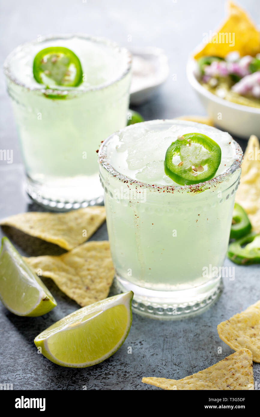 Gesalzene rim Margarita Stockfoto