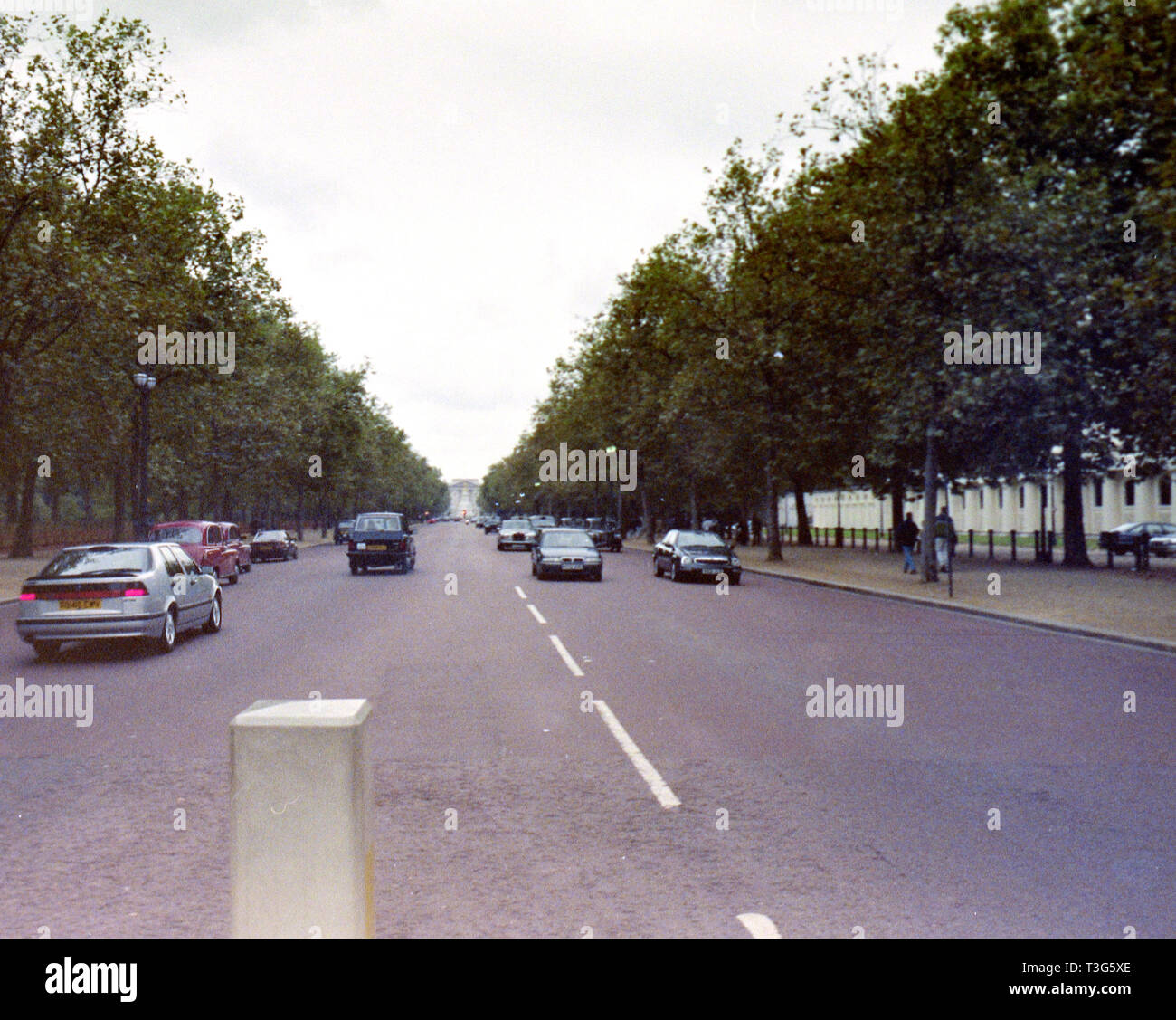 Stadtverkehr in London England Ca. 1998 Stockfoto