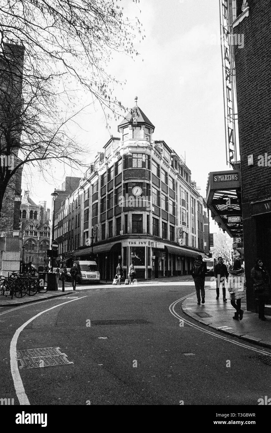 Die Ivy Restaurant, West Street, London, England, Vereinigtes Königreich. Stockfoto