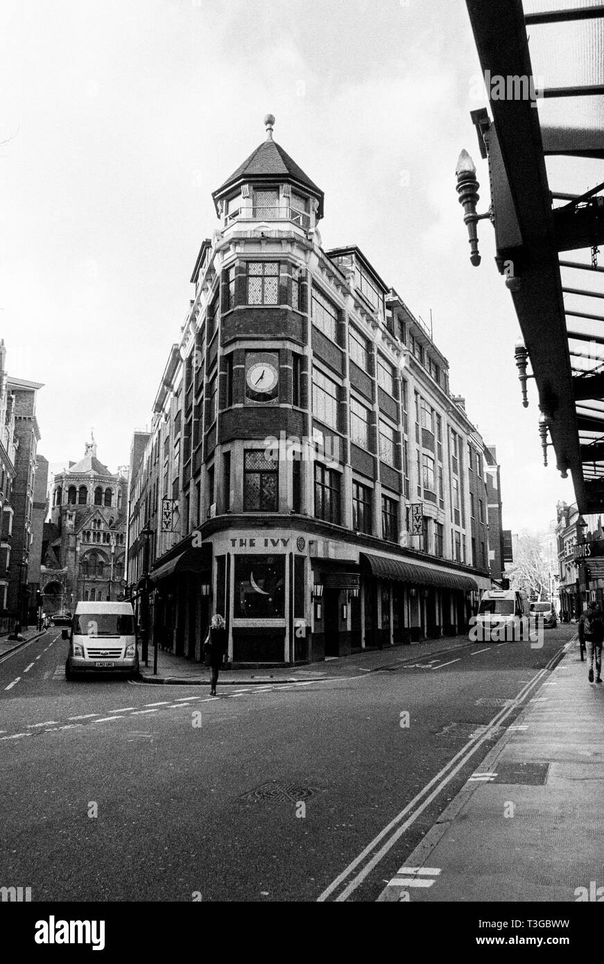 Die Ivy Restaurant, West Street, London, England, Vereinigtes Königreich. Stockfoto
