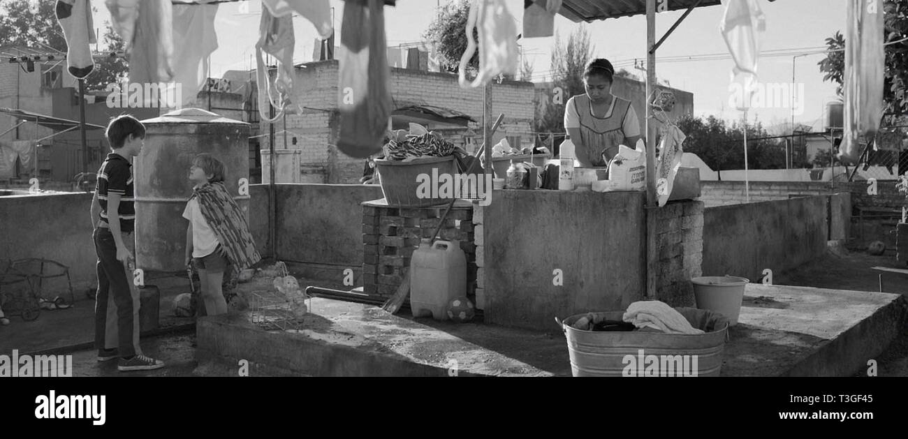 Roma Jahr: 2018 Mexiko/USA Regie: Alfonso Cuaron Carlos Peralta Jacobson, Marco Graf, Yalitza Aparicio Stockfoto