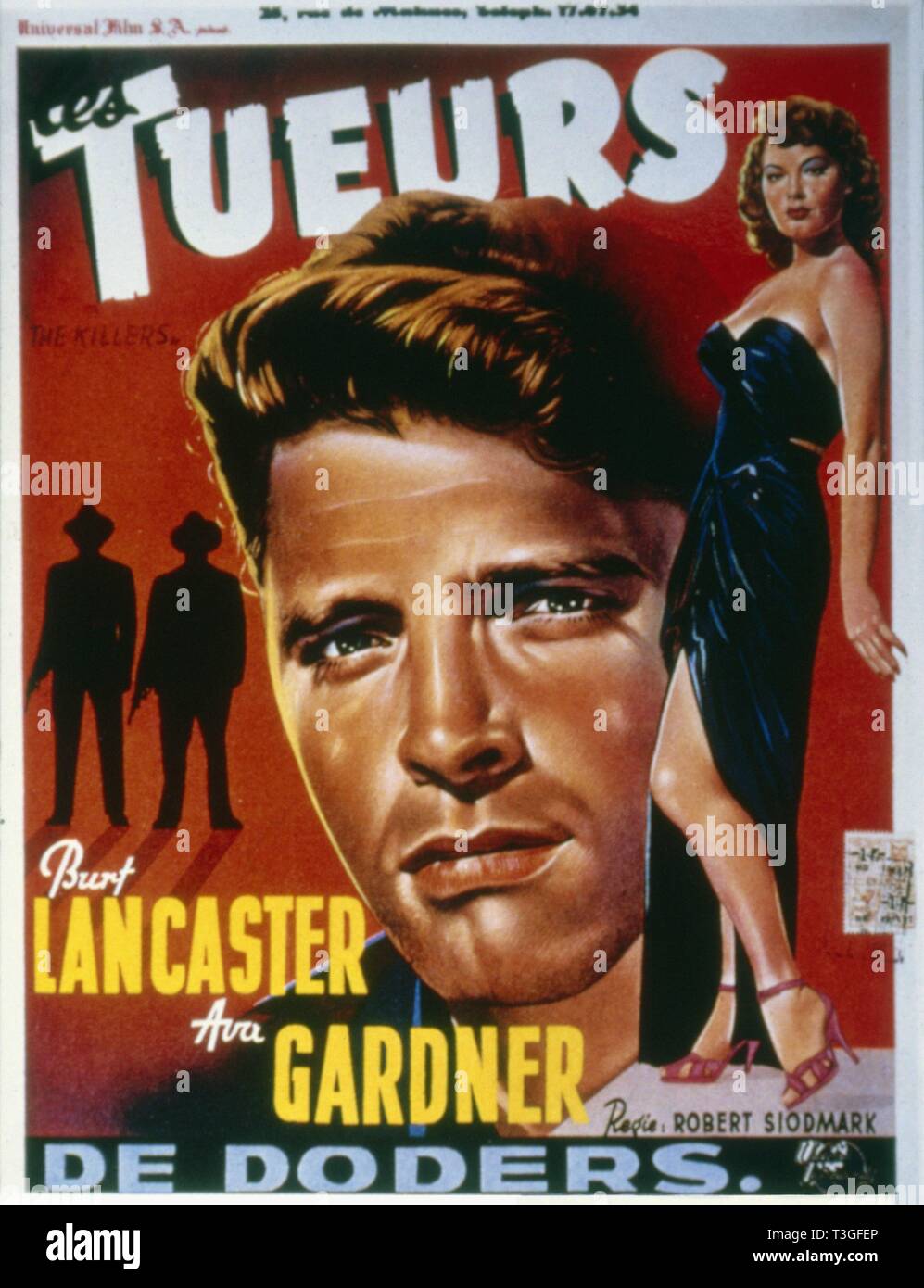 Die Killer Jahr: 1946 USA Regie: Robert Siodmak Ava Gardner Poster (Bel) Stockfoto
