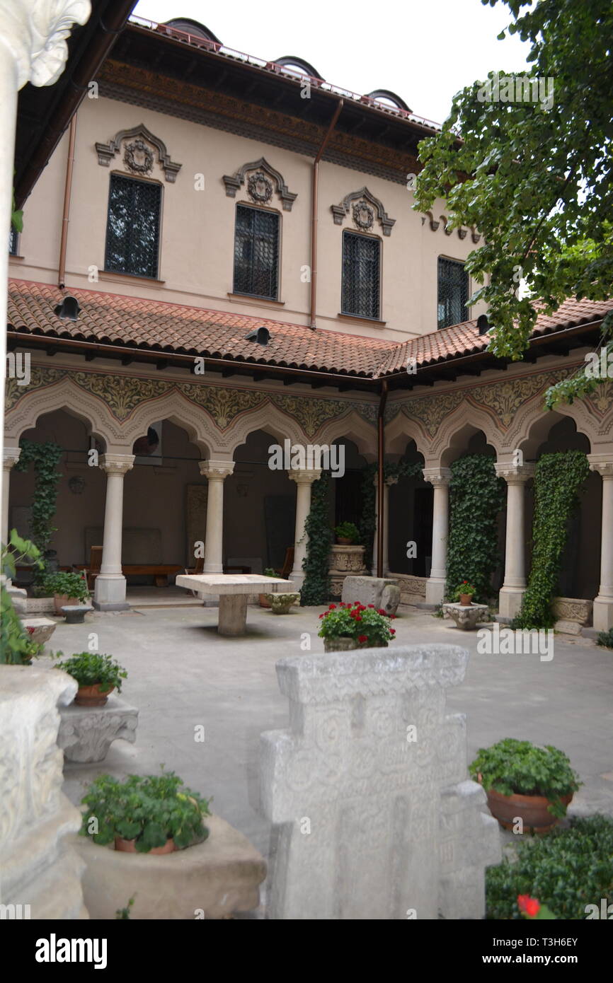 Stavropoleos-kirche, (Kloster) Bukarest, Rumänien Stockfoto