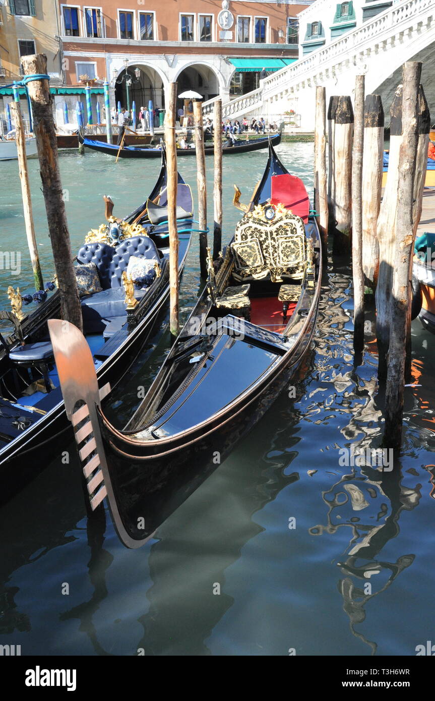 Grand Canal Gondel Stockfoto