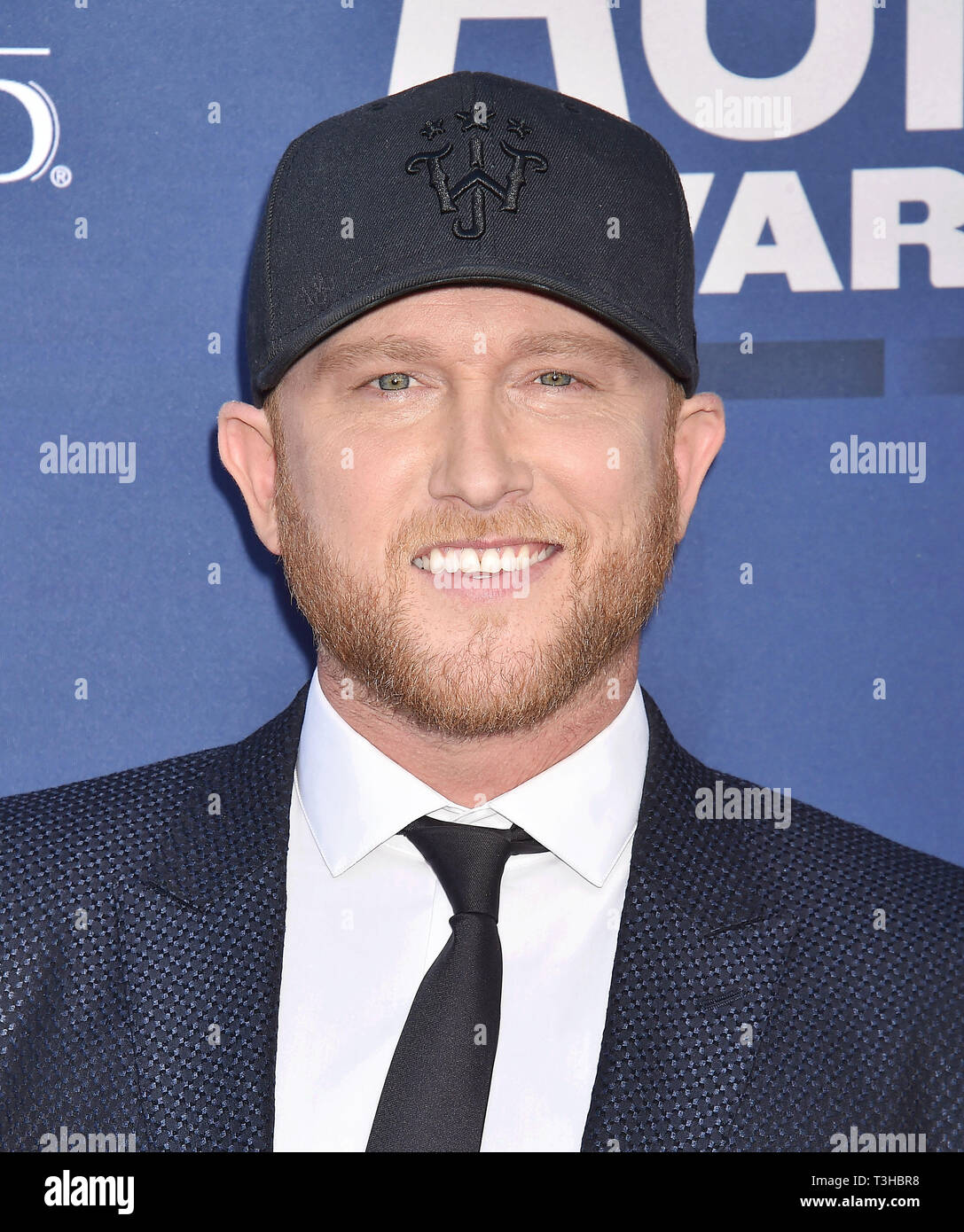 LAS VEGAS, CA - 07 April: Cole Swindell besucht der 54 Akademie der Country Music Awards im MGM Grand Hotel & Casino am 07 April, 2019 in Las Vegas, Nevada. Stockfoto