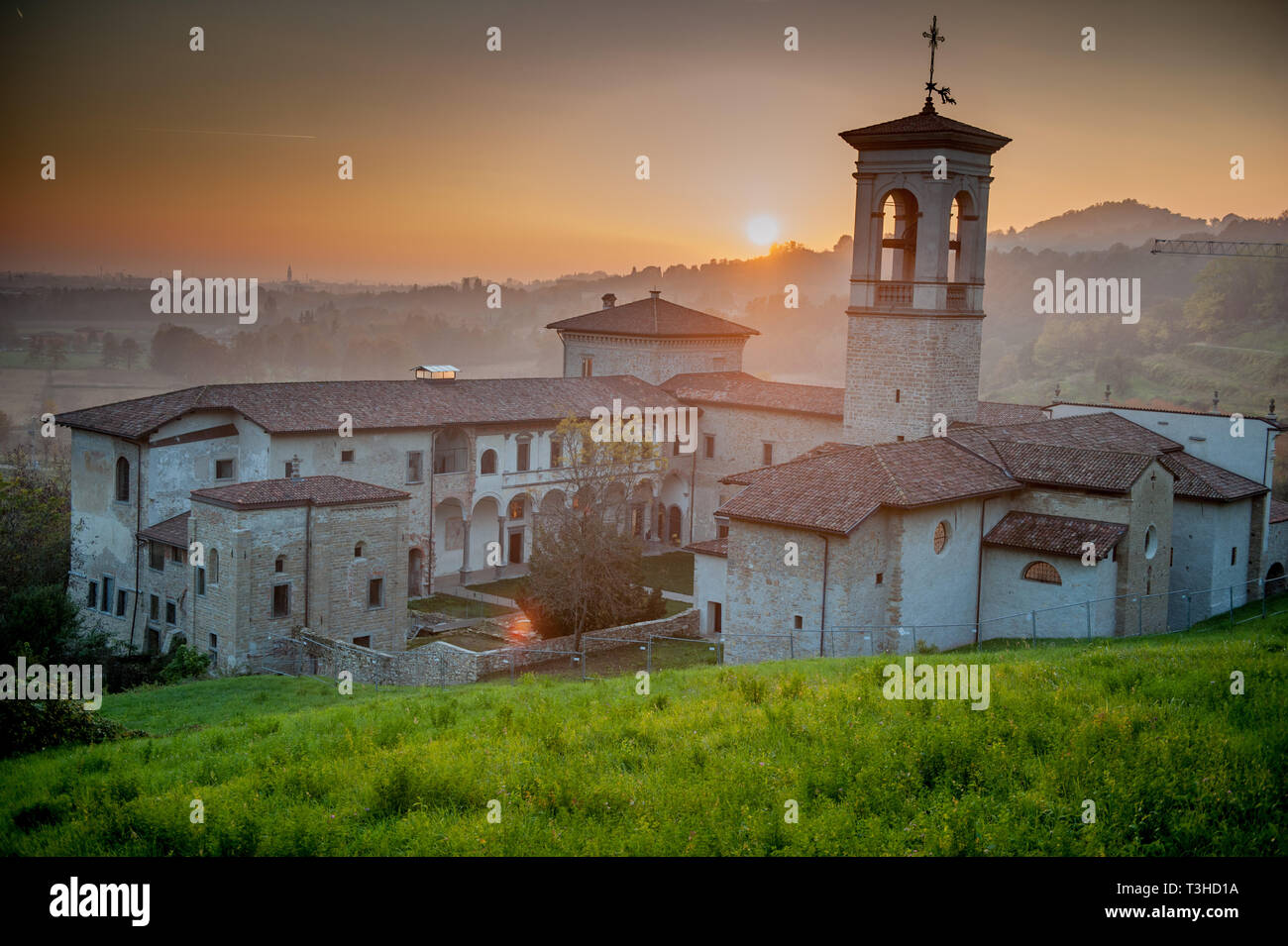 Kloster von astino in Bergamo Stockfoto