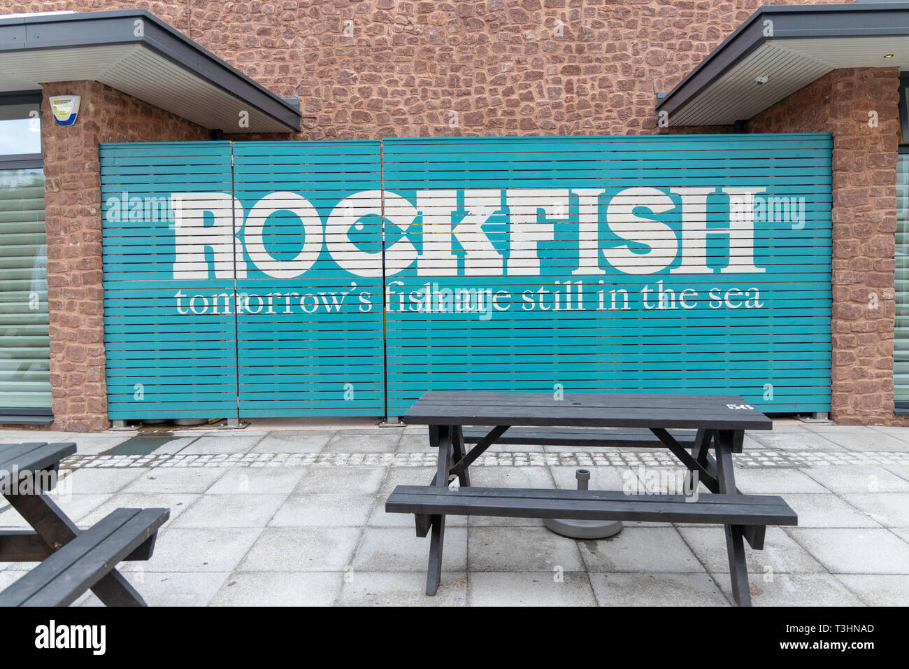 Rockfish fish and chip restaurant Fotos und Bildmaterial in hoher