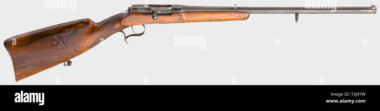 Die langen Arme, moderne Systeme, junge Gewehr System 71, Franz Dieter in  München ca. 1880, Kaliber 6 mm Flobert RF, Nummer 54, Additional-Rights -  Clearance-Info - Not-Available Stockfotografie - Alamy