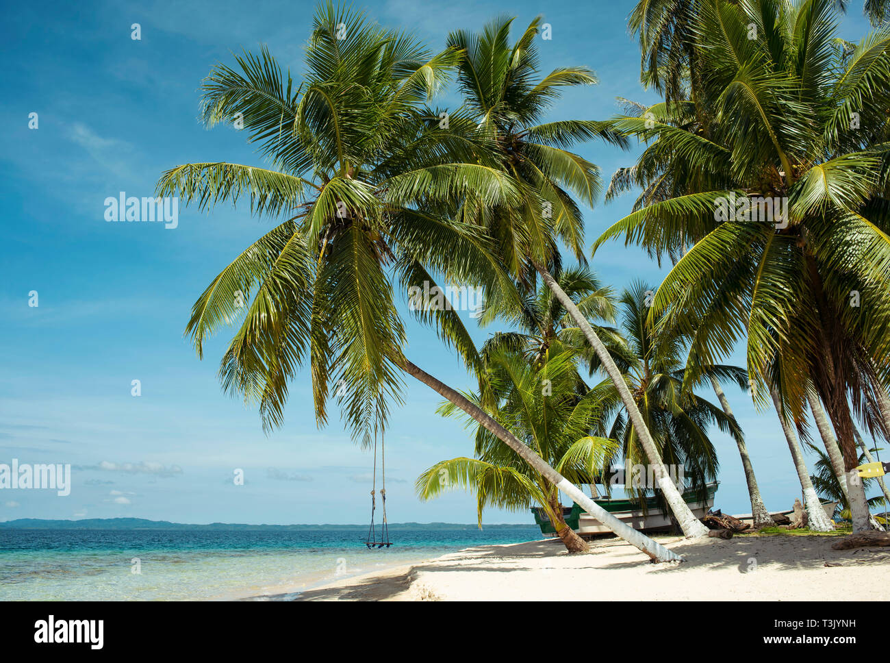 Die paradiesische Landschaft von Icodub, San Blas Inseln. Panama, Mittelamerika. Okt 2018 Stockfoto