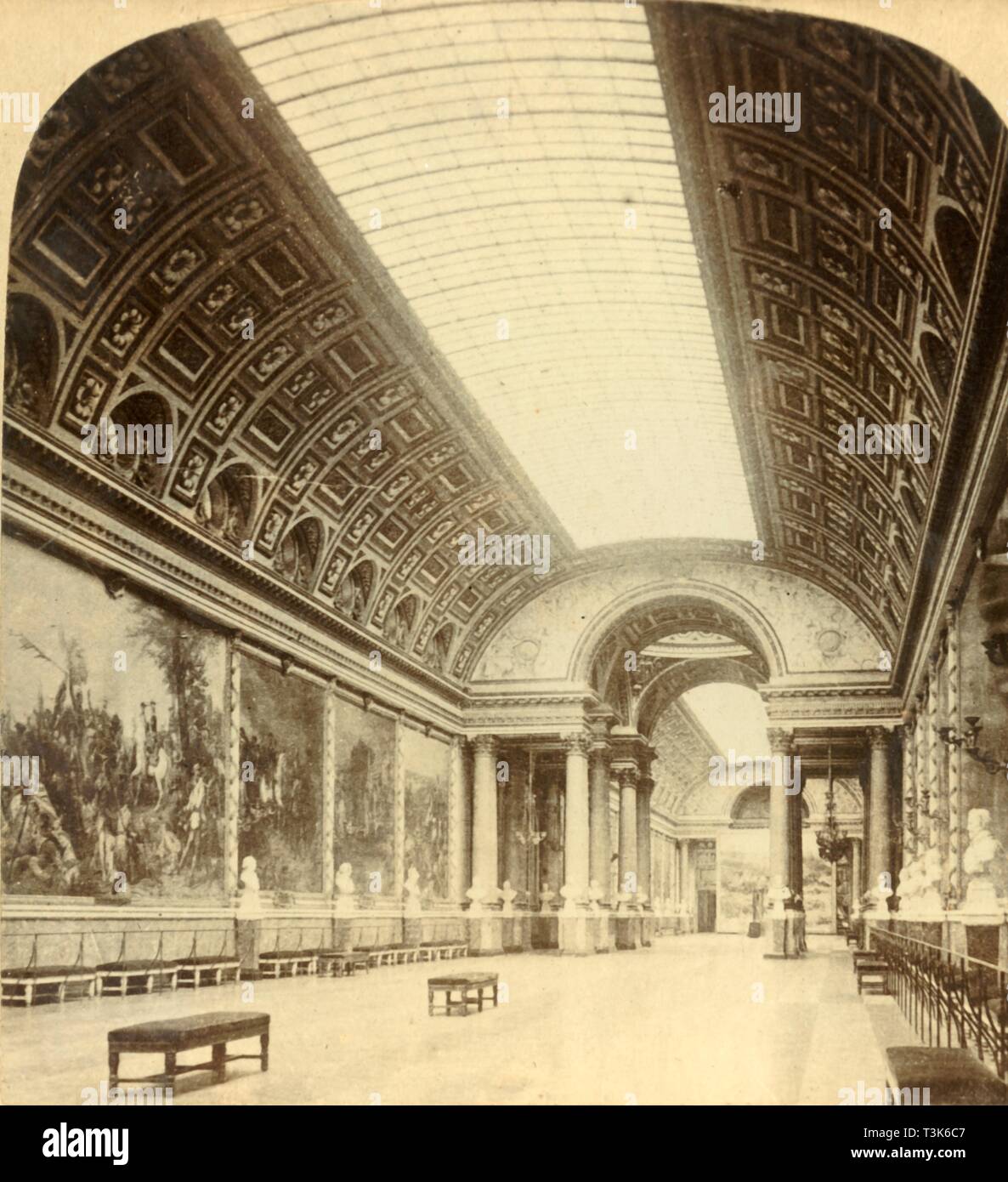 "Galerie der Schlachten, Versailles', c 1900. Schöpfer: Underwood & Underwood. Stockfoto