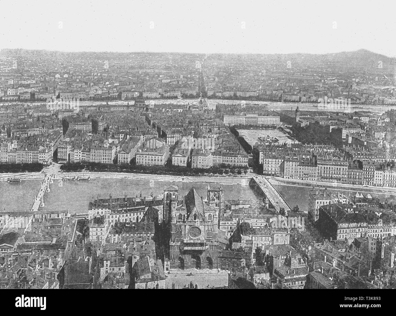 Allgemeine Ansicht, Lyon, Frankreich, 1895. Schöpfer: Unbekannt. Stockfoto
