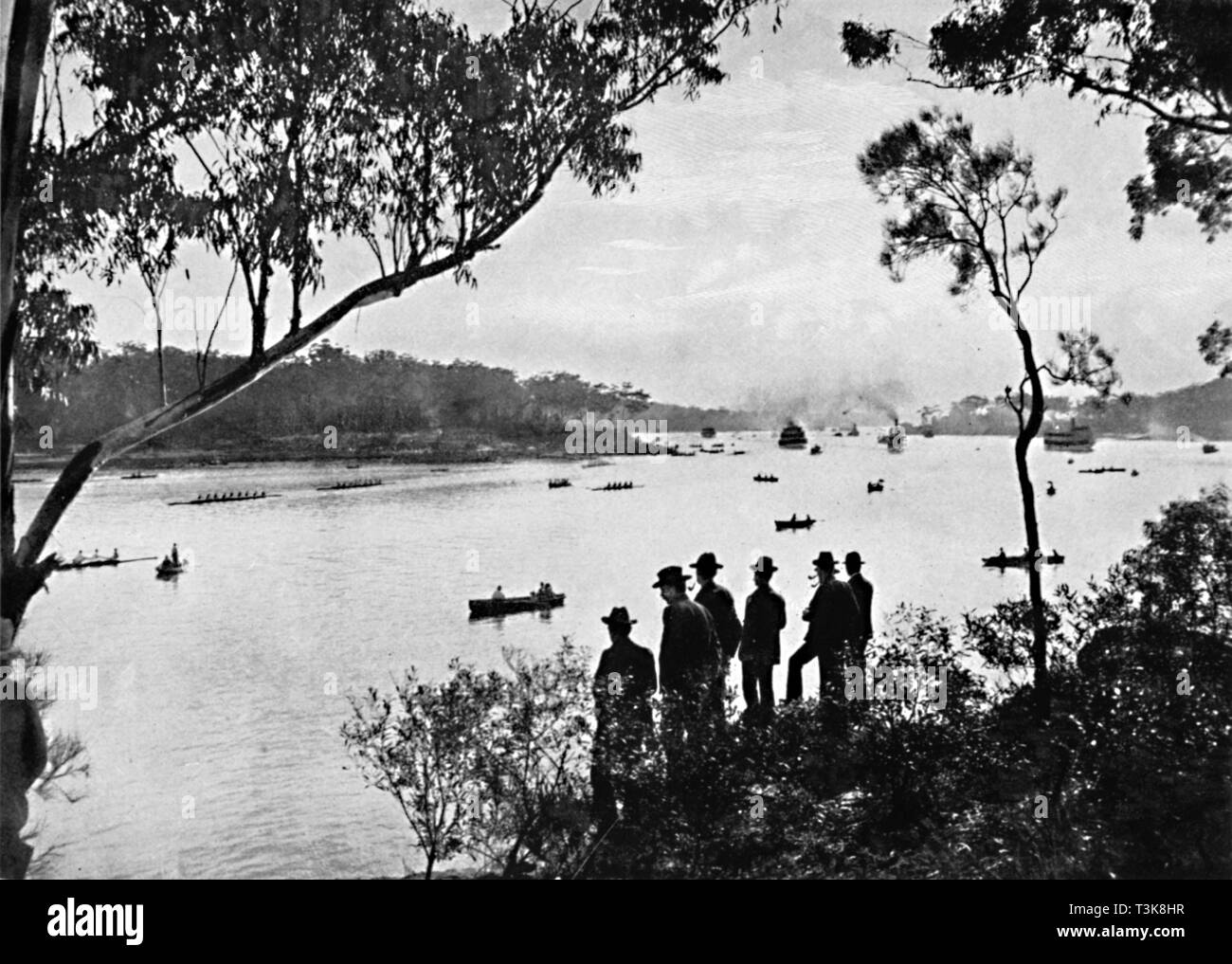 'Ansicht auf dem Parramatta River, c 1900. Schöpfer: Unbekannt. Stockfoto