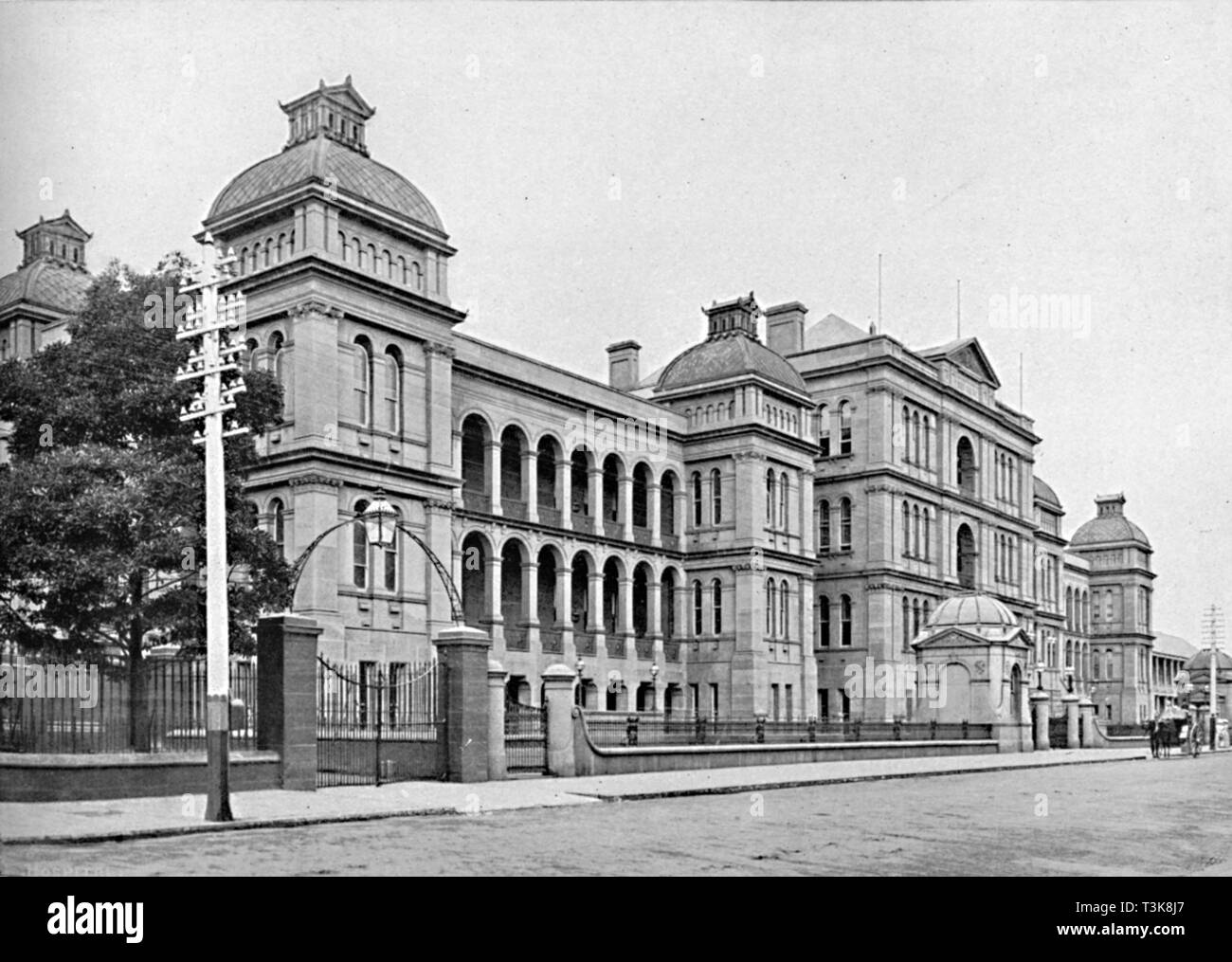 'Sydney Krankenhaus, Macquarie Street, c 1900. Schöpfer: Unbekannt. Stockfoto
