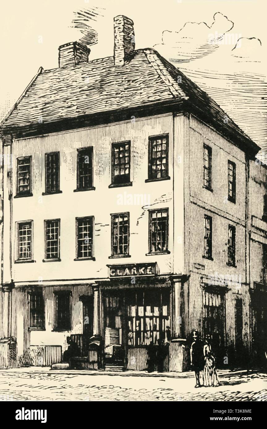 "Johnson's Geburtshaus in Lichfield', 1902. Schöpfer: Unbekannt. Stockfoto