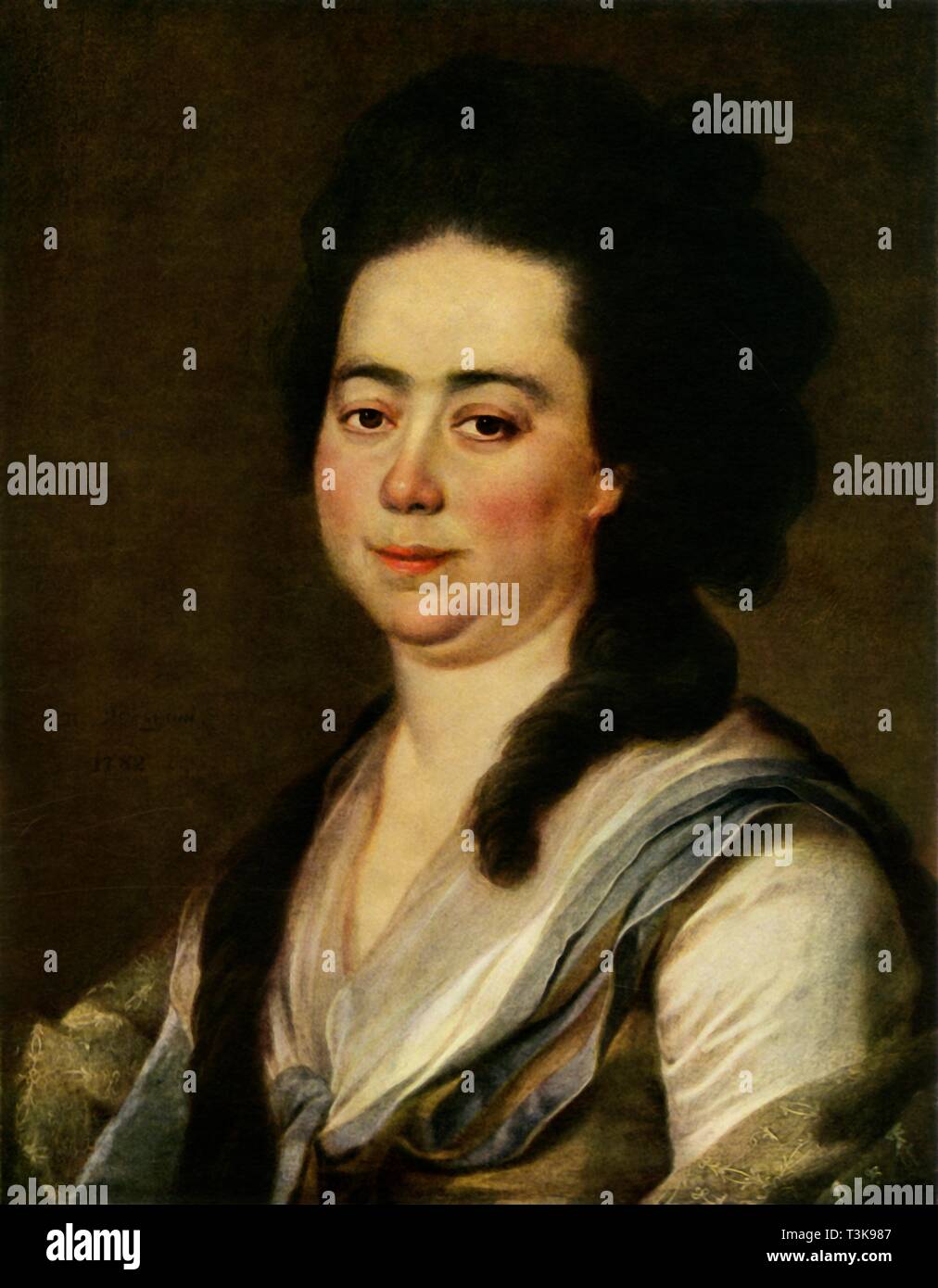 "Portrait von Anna Sergeyevna Bakunina', c 1770 s, (1965). Schöpfer: Dmitry Levitsky. Stockfoto