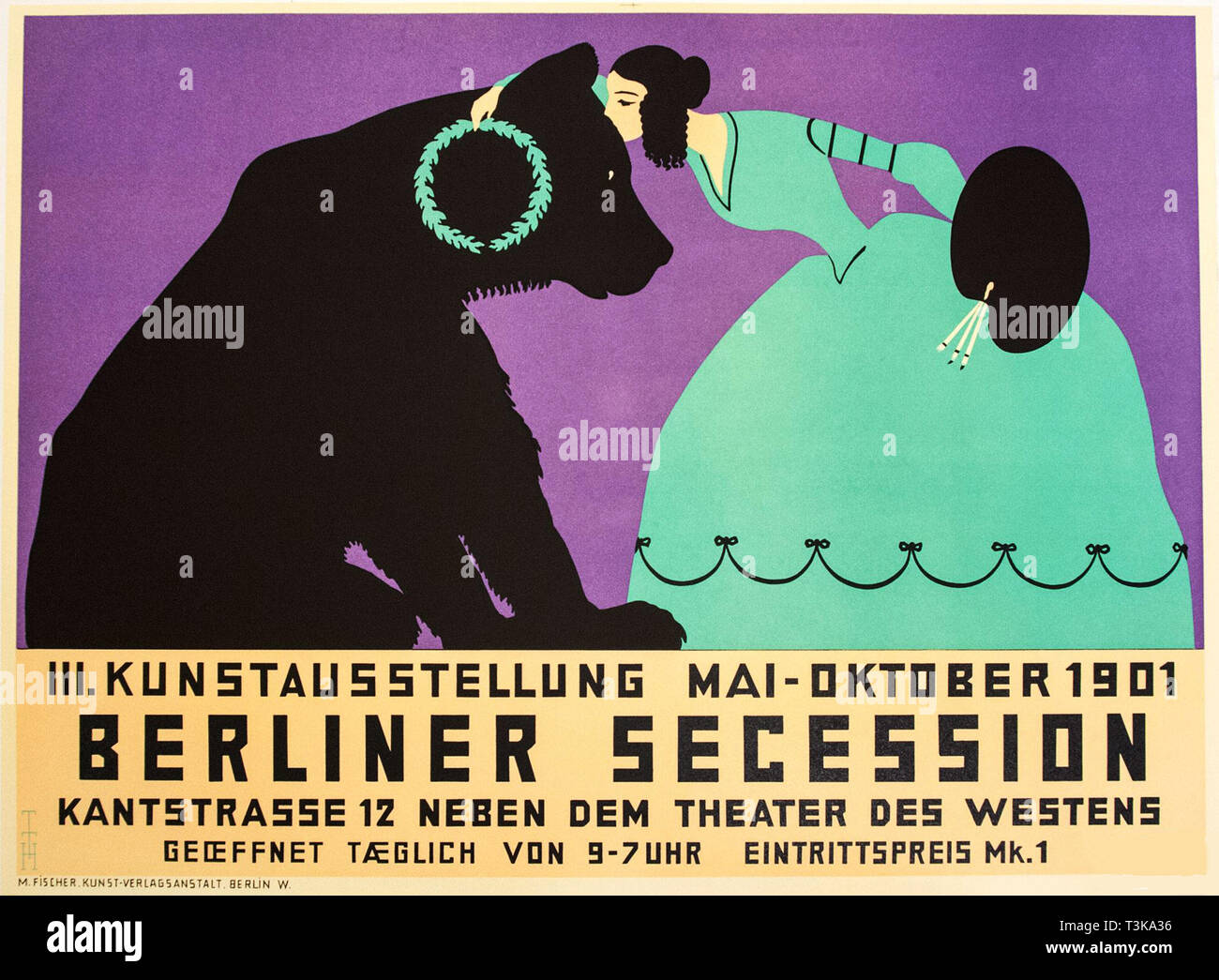 Der Berliner Secession, 1901. Schöpfer: Heine, Thomas Theodor (1867-1948). Stockfoto