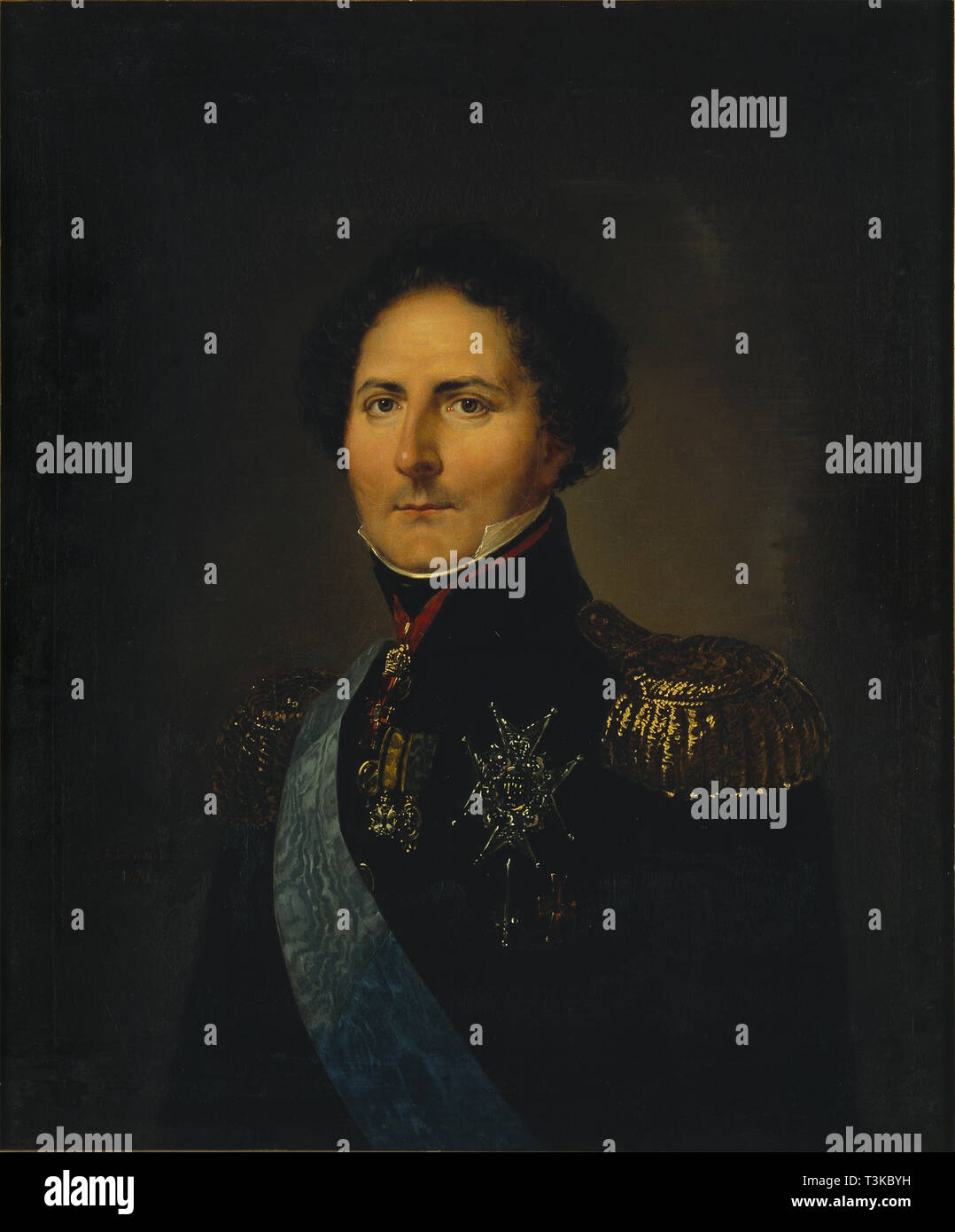 Porträt von Charles XIV John (1763-1844), König von Schweden, 1831. Schöpfer: Södermark, Olof Johan (1790-1848). Stockfoto