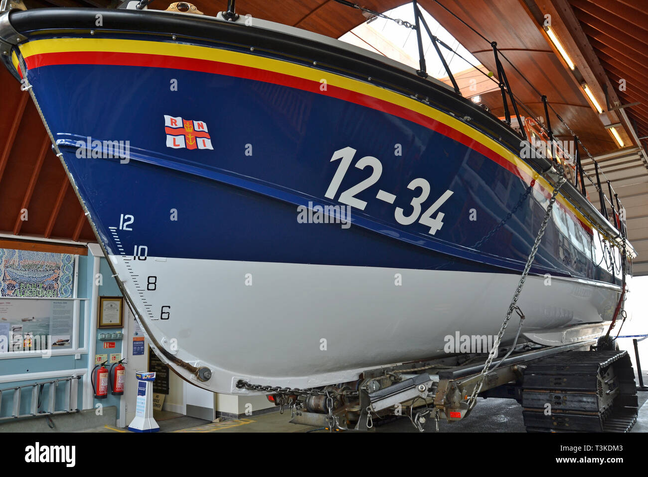 Die RNLI Lifeboat Station Aldeburgh, Suffolk, Großbritannien Stockfoto