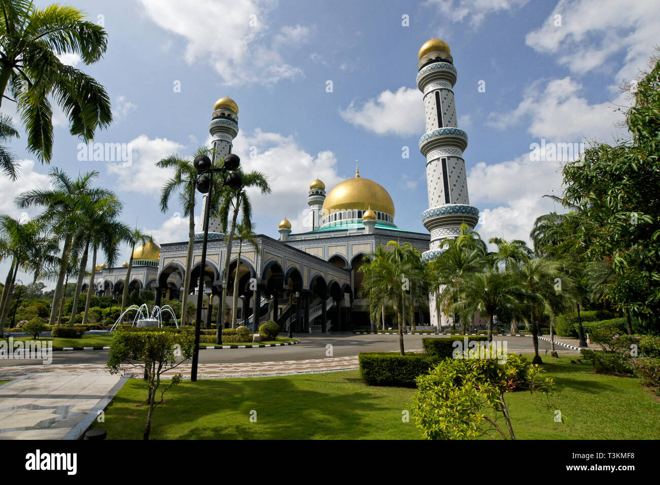 Jame' Asr Hassanil Bolkiah Moschee, Bandar Seri Begawan, Sultanat Brunei Stockfoto