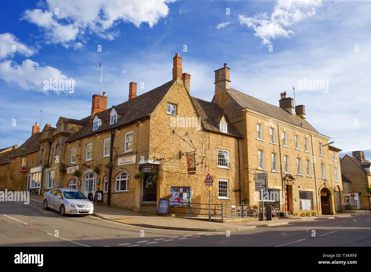 Der Fuchs, Chipping Norton, Oxfordshire, England. Stockfoto