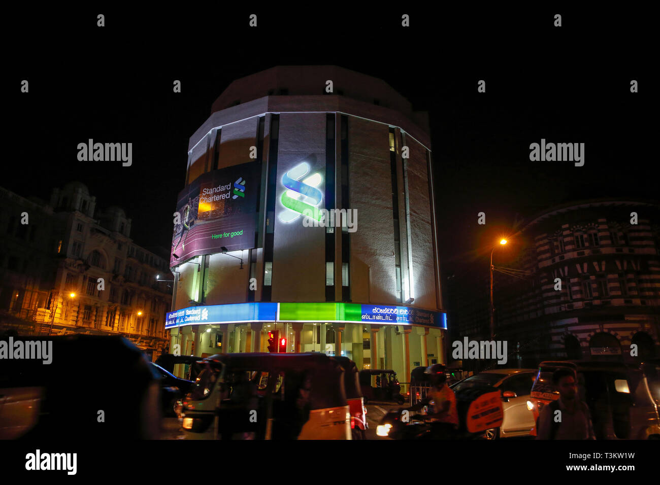 Die Standard Chartered Bank Gebäude in Colombo, Sri Lanka Stockfoto
