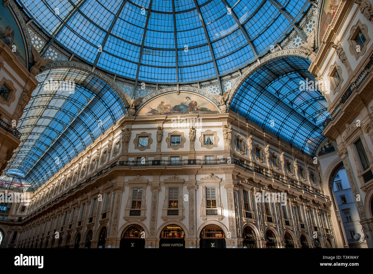 Galleria Vittorio Emanuele in Mailand Stockfoto